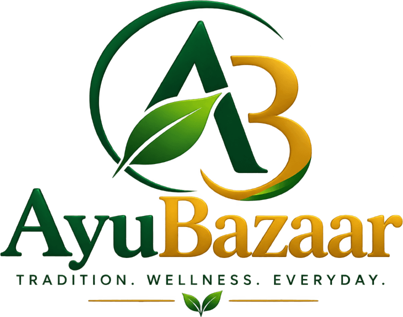 AyuBazaar Logo - Tradition. Wellness. Everyday.